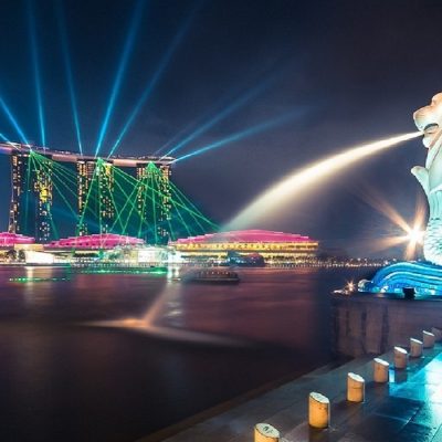Stunning singapore with sentosa island